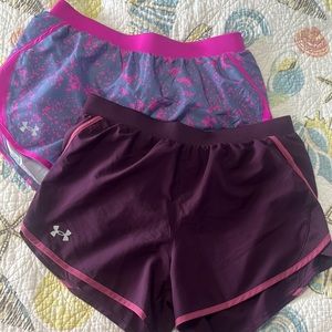 Women’s underarmour shorts bundle